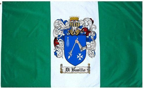 Dibasilio family crest coat of arms flag