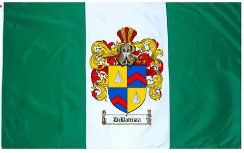 Dibattista family crest coat of arms flag