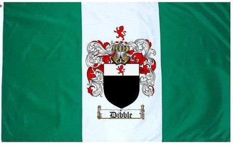 Dibble family crest coat of arms flag