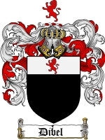 Dibel coat of arms family crest download