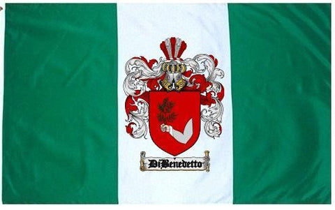 Dibenedetto family crest coat of arms flag