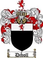 Diboll coat of arms family crest download