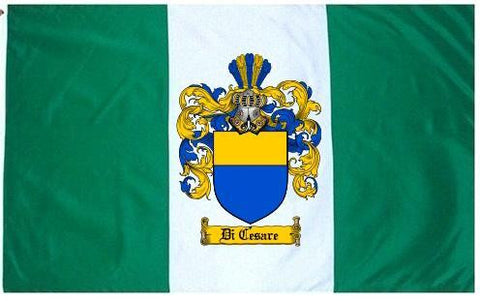 Dicesare family crest coat of arms flag