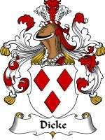 Dicke coat of arms family crest download
