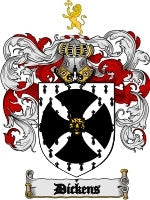 Dickens coat of arms family crest download