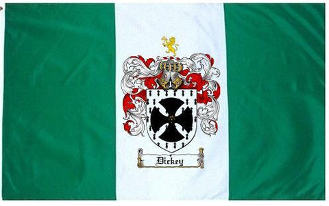 Dickey family crest coat of arms flag