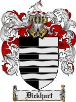 Dickhart coat of arms family crest download