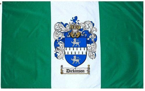 Dickinson family crest coat of arms flag