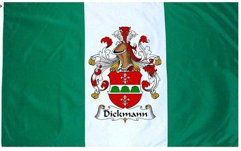 Dickmann family crest coat of arms flag