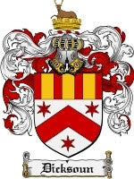 Dicksoun coat of arms family crest download