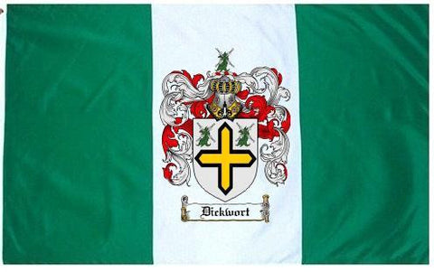 Dickwort family crest coat of arms flag