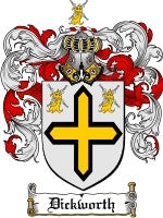 Dickworth coat of arms family crest download