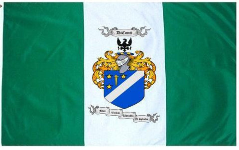 Diconti family crest coat of arms flag