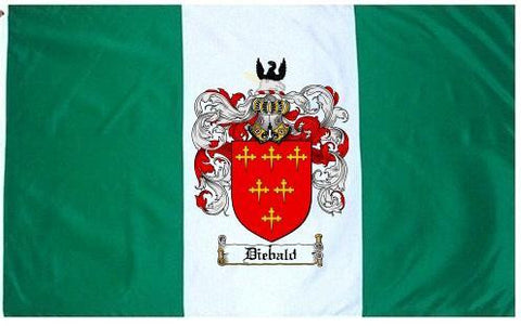 Diebald family crest coat of arms flag