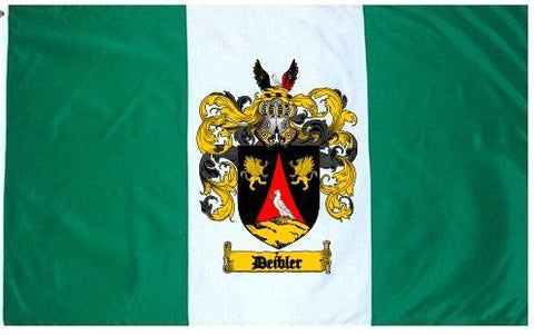 Diebler family crest coat of arms flag