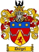 Diegel coat of arms family crest download