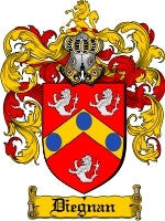 Diegnan coat of arms family crest download