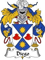 Diego coat of arms family crest download