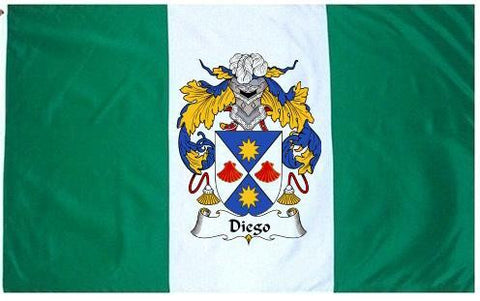 Diego family crest coat of arms flag