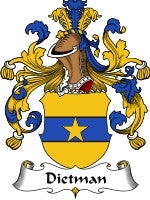 Dietman coat of arms family crest download