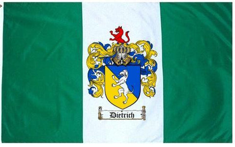 Dietrich family crest coat of arms flag