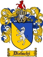 Dietschi coat of arms family crest download