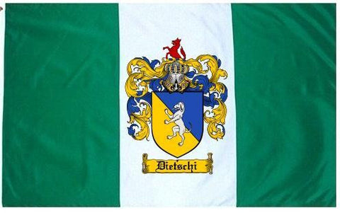 Dietschi family crest coat of arms flag