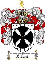 Dikens coat of arms family crest download