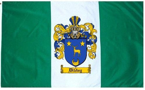 Dilday family crest coat of arms flag