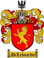 Dileonardo coat of arms family crest download