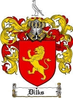 Dilks coat of arms family crest download