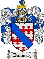 Dimmery coat of arms family crest download