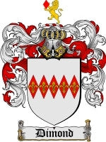 Dimond coat of arms family crest download
