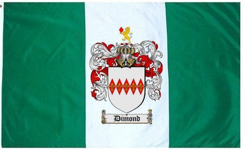 Dimond family crest coat of arms flag