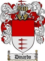 Dinardo coat of arms family crest download