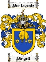 Dingell coat of arms family crest download