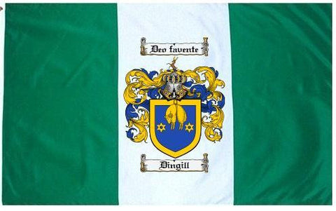 Dingill family crest coat of arms flag