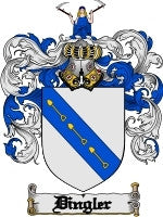 Dingler coat of arms family crest download