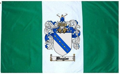 Dingler family crest coat of arms flag