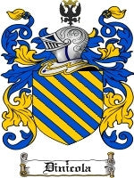 Dinicola coat of arms family crest download