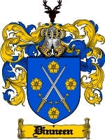 Dinneen coat of arms family crest download