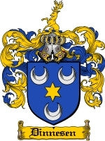 Dinnesen coat of arms family crest download