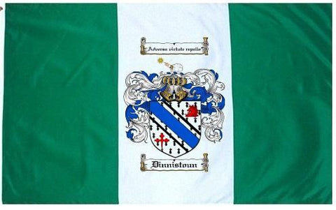 Dinnistoun family crest coat of arms flag