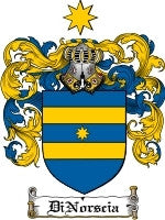 Dinorscia coat of arms family crest download