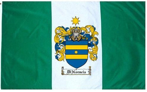 Dinorscia family crest coat of arms flag