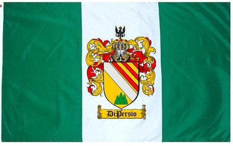 Dipersio family crest coat of arms flag