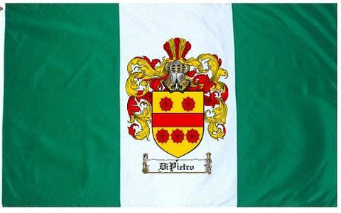 Dipietro family crest coat of arms flag