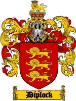 Diplock coat of arms family crest download