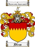 Dires coat of arms family crest download