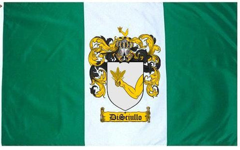 Disciullo family crest coat of arms flag